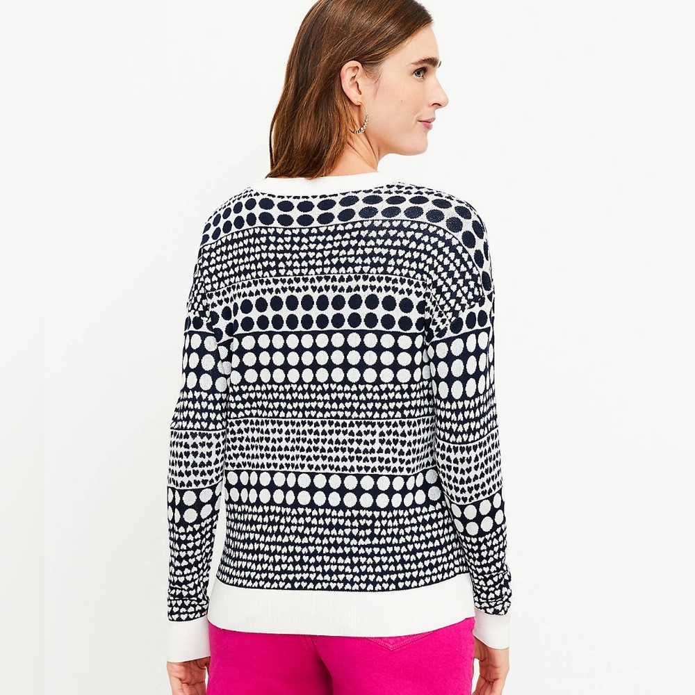 Loft Heart Dot Sweater - Picture 3 of 4